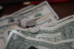 Closeup of money